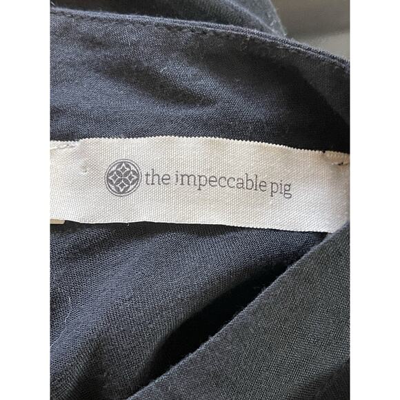 The Impeccable Pig Halter Neck Blank Tank - Women | Color: Black | Size: M - Picture 11 of 11